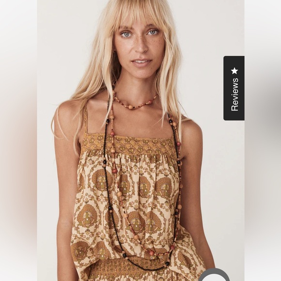 Spell The Château Cami in Champagne Size Small - Picture 5 of 12